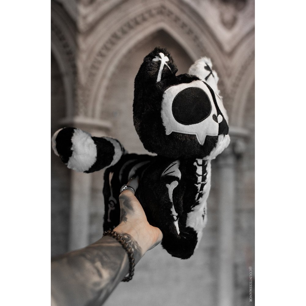 Vampire Freaks - Splitzokitty (Limited Edition) Plüschtier - Schwarz/Weiß